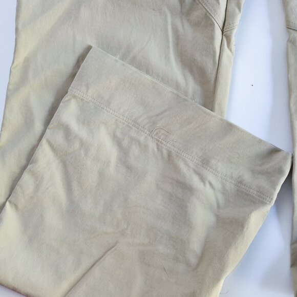 Columbia Omni-shield lightweight outdoor pants cream women's size 12 long - Picture 12 of 16